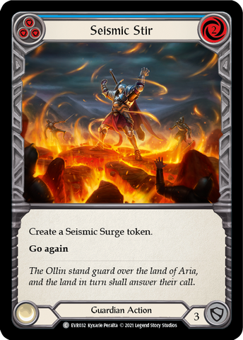 Seismic Stir (Blue) [EVR032] (Everfest) 1st Edition Normal 