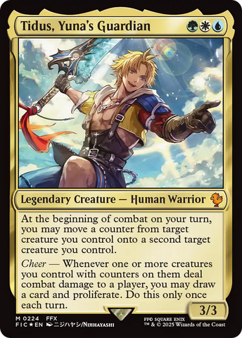 Tidus, Yuna's Guardian (Surge Foil) [FINAL FANTASY Commander] 