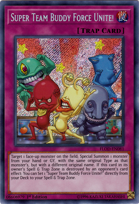 Super Team Buddy Force Unite! [FLOD-EN081] Secret Rare 