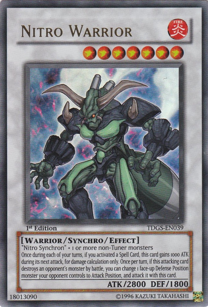 Nitro Warrior [TDGS-EN039] Ultra Rare 