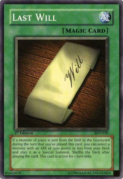 Last Will [SDY-039] Common 