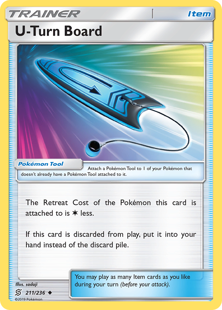 U-Turn Board (211/236) [Sun &amp; Moon: Unified Minds] 