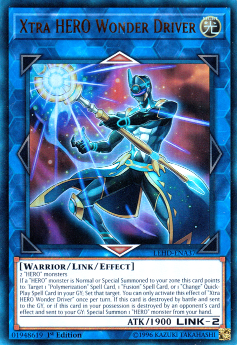 Xtra Hero Wonder Driver [LEHD-ENA37] Ultra Rare 