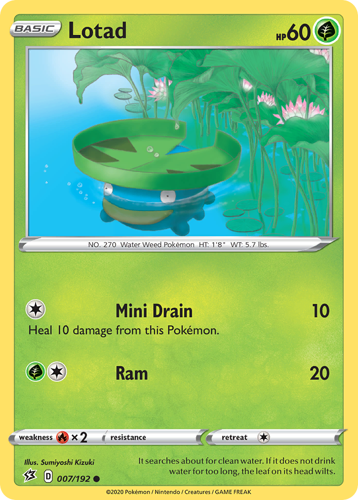 Lotad (007/192) [Sword &amp; Shield: Rebel Clash] 