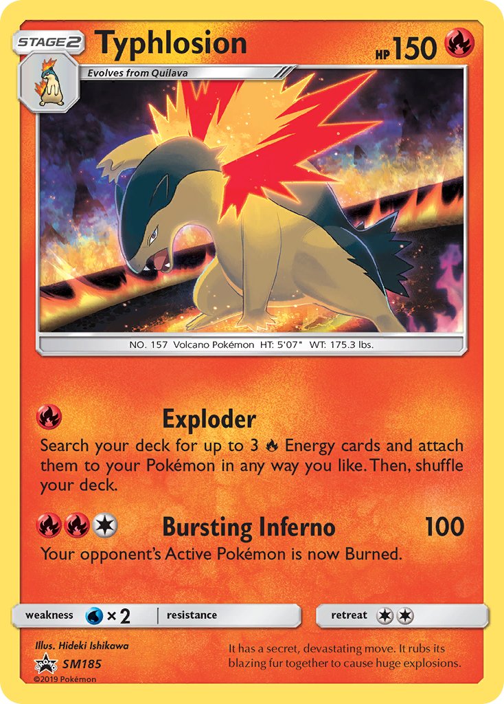 Typhlosion (SM185) [Sun &amp; Moon: Black Star Promos] 