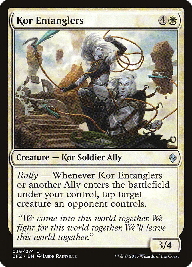 Kor Entanglers [Battle for Zendikar] 