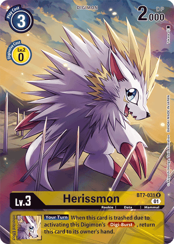 Herissmon [BT7-031] (Alternate Art) [Next Adventure] 