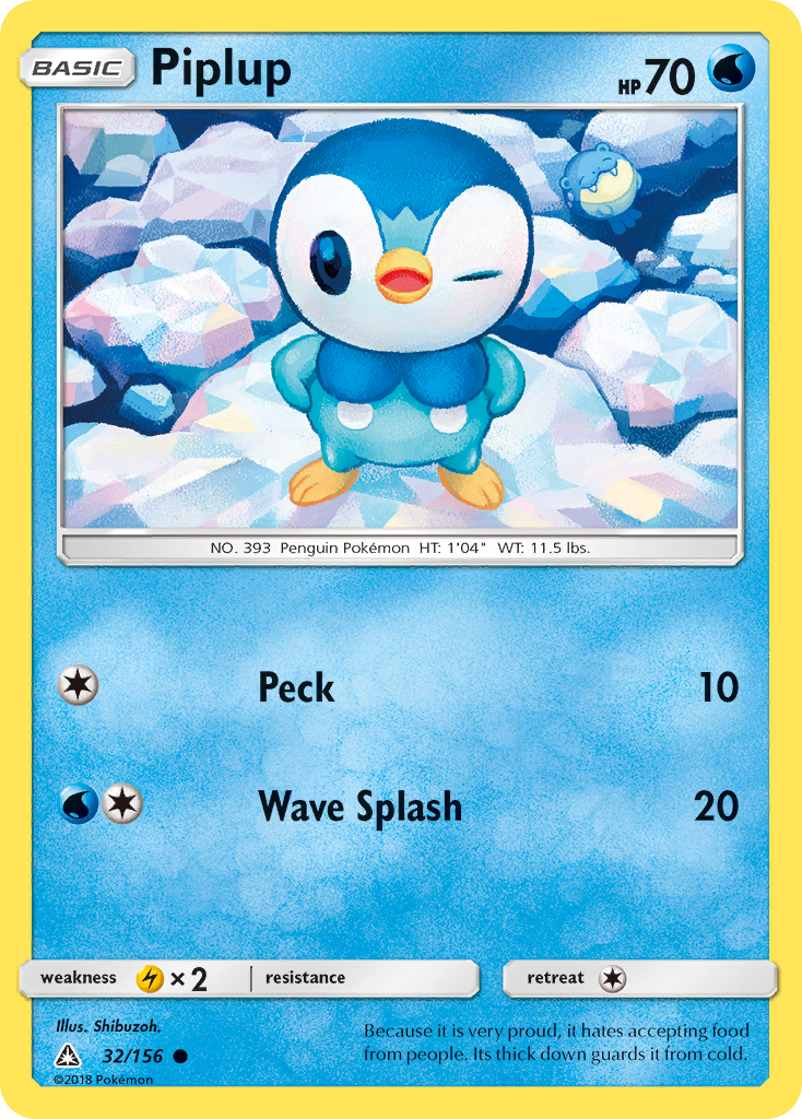 Piplup (32/156) [Sun &amp; Moon: Ultra Prism] 