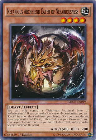 Nefarious Archfiend Eater of Nefariousness [SDMP-EN019] Common 