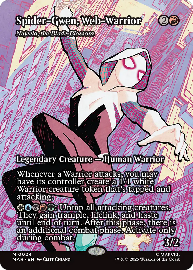 Spider-Gwen, Web-Warrior - Najeela, the Blade-Blossom [Marvel's Spider-Man: Eternal-Legal] 