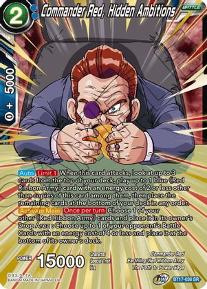 Commander Red, Hidden Ambitions (BT17-036) [Ultimate Squad] 