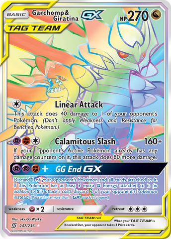 Garchomp &amp; Giratina GX (247/236) [Sun &amp; Moon: Unified Minds] 