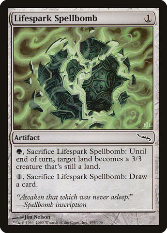 Lifespark Spellbomb [Mirrodin] 