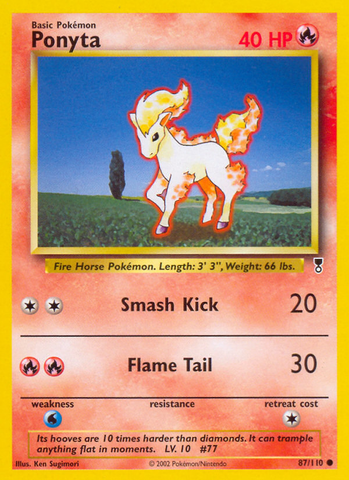 Ponyta (87/110) [Legendary Collection] 