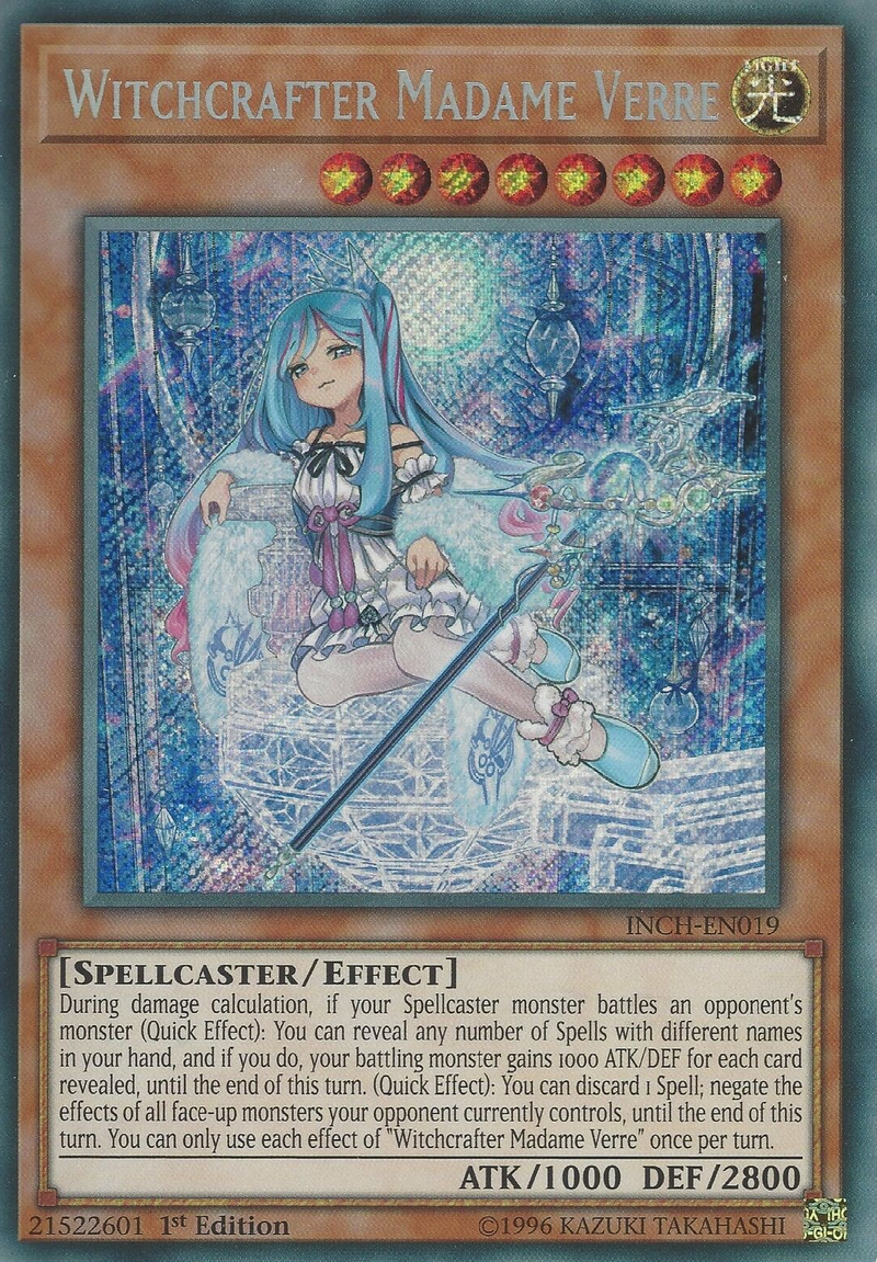 Witchcrafter Madame Glass [INCH-EN019] Secret Rare 