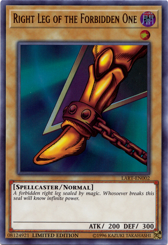 Right Leg of the Forbidden One [LART-EN002] Ultra Rare 