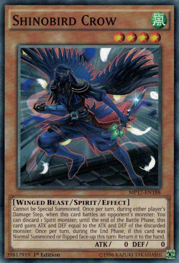 Shinobird Crow [MP17-EN188] Common 
