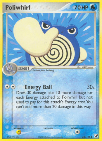 Poliwhirl (68/115) [EX: Unseen Forces] 