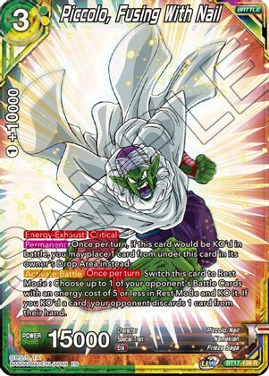 Piccolo, Fusing With Nail (BT17-139) [Ultimate Squad] 