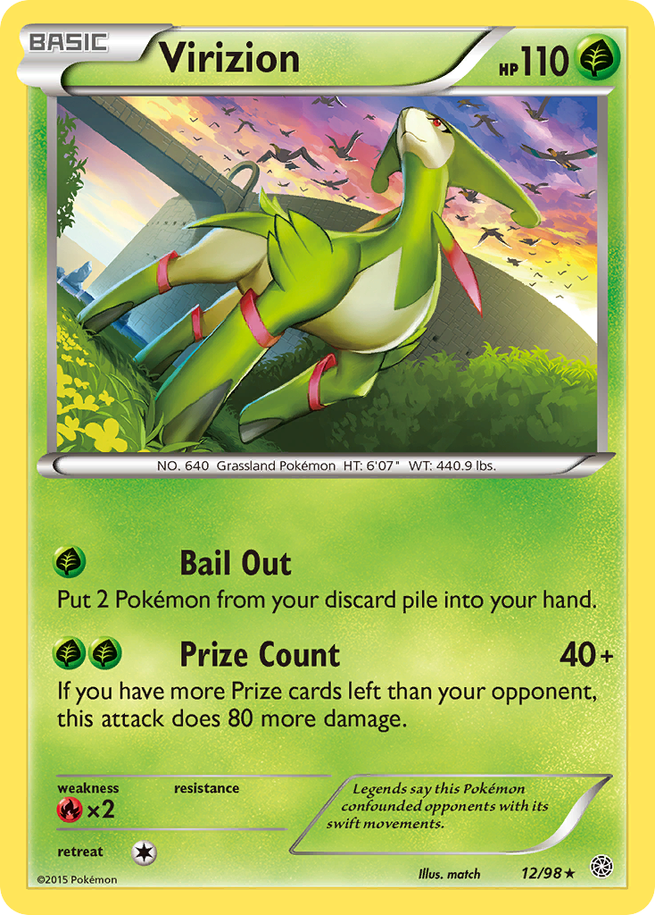 Virizion (12/98) [XY: Ancient Origins] 