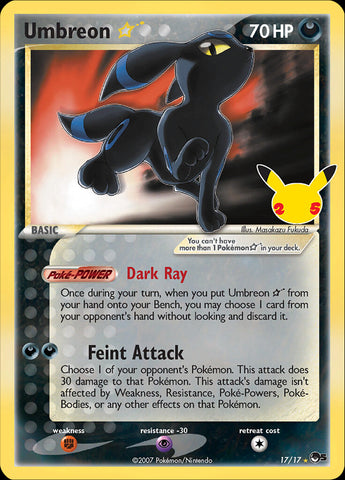 Umbreon (17/17) (Star) [Celebrations: 25th Anniversary - Classic Collection] 