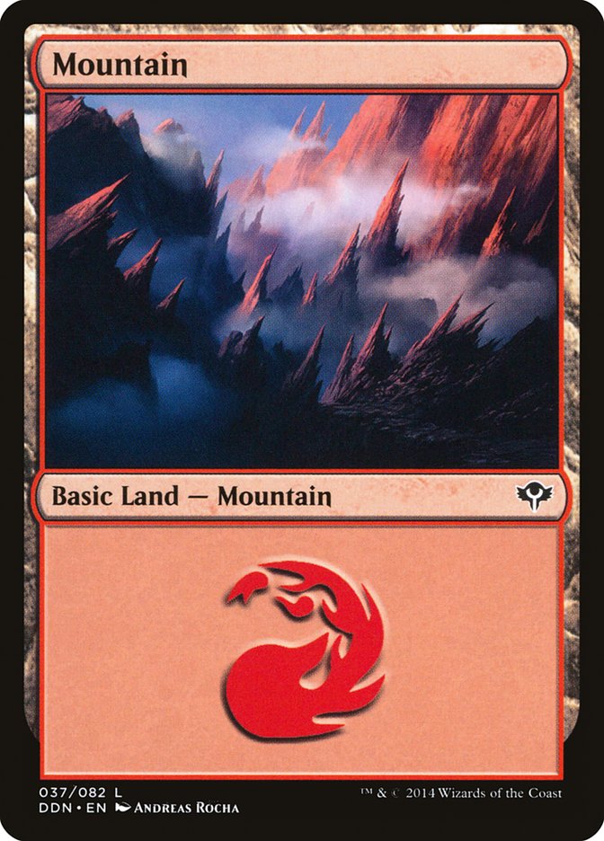 Mountain (37) [Duel Decks: Speed ​​vs. Cunning] 