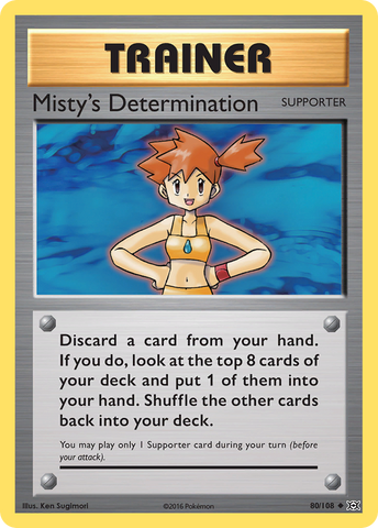 Misty's Determination (80/108) [XY: Evolutions] 