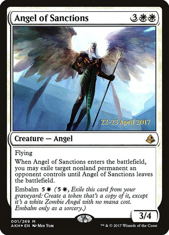 Angel of Sanctions [Amonkhet Prerelease Promos] 