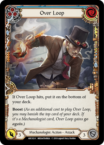 Over Loop (Blue) [ARC022-C] (Arcane Rising) 1st Edition Normal 