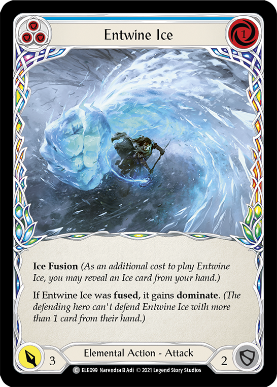 Entwine Ice (Blue) [ELE099] (Tales of Aria) 1st Edition Normal 