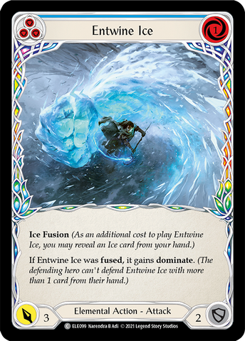 Entwine Ice (Blue) [ELE099] (Tales of Aria) 1st Edition Normal 