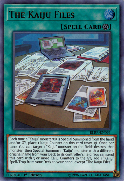 The Kaiju Files [BLRR-EN091] Ultra Rare 