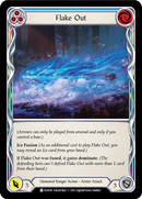 Flake Out (Blue) [ELE058] (Tales of Aria) 1st Edition Rainbow Foil 
