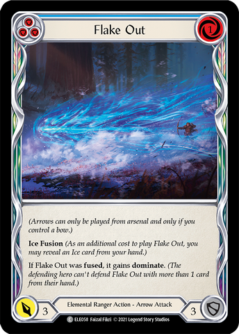 Flake Out (Blue) [ELE058] (Tales of Aria) 1st Edition Normal 