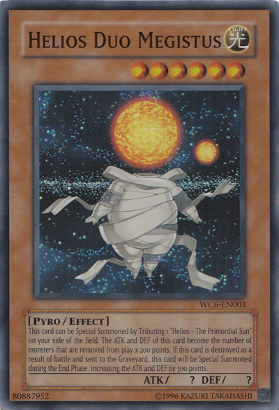 Helios Duo Megistus [WC6-EN003] Super Rare 