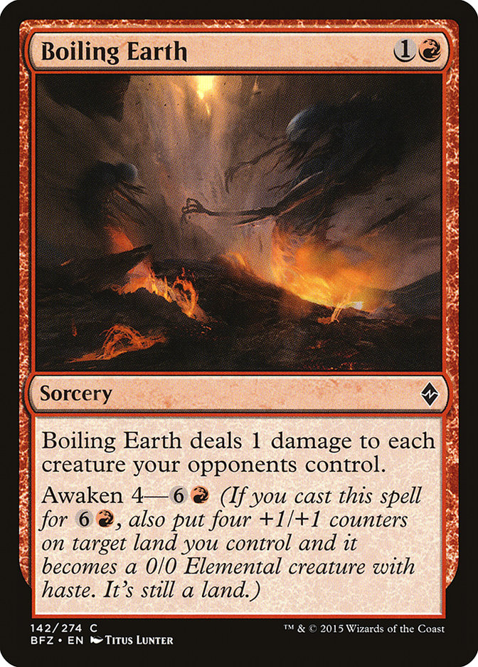 Boiling Earth [Battle for Zendikar] 