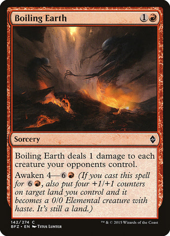 Boiling Earth [Battle for Zendikar] 