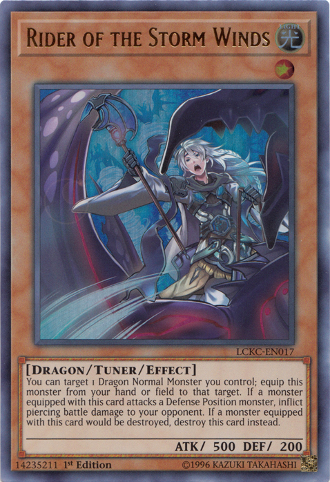 Rider of the Storm Winds [LCKC-EN017] Ultra Rare 