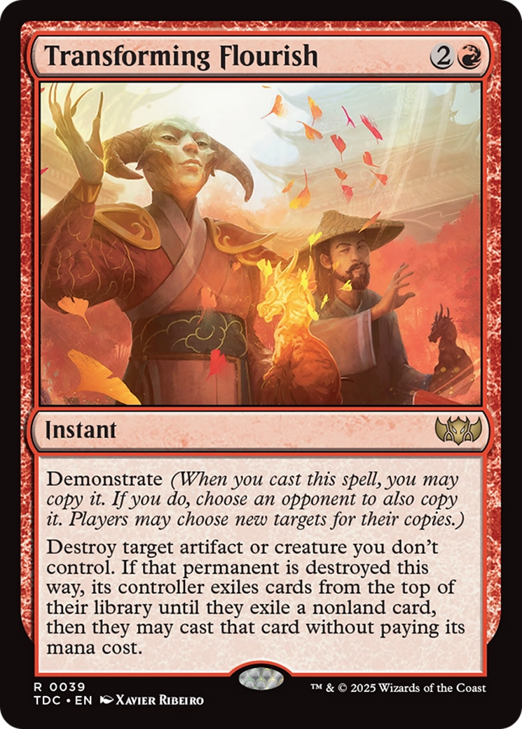 Transforming Flourish [Tarkir: Dragonstorm Commander] 