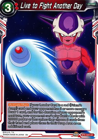 Live to Fight Another Day (BT6-023) [Destroyer Kings] 