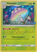 Shiinotic (SM10) (Staff Prerelease Promo) [Sun &amp; Moon: Black Star Promos] 