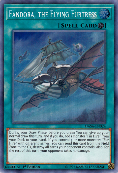 Fandora, the Flying Furtress [DASA-EN024] Super Rare 