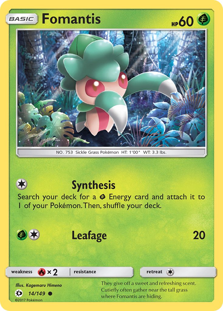 Fomantis (14/149) [Sun &amp; Moon: Base Set] 