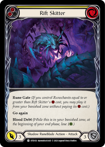 Rift Skitter (Yellow) [DTD153] (Dusk Till Dawn) Rainbow Foil 