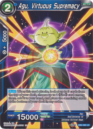 Agu, Virtuous Supremacy (DB2-060) [Divine Multiverse] 