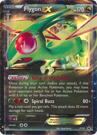 Flygon EX (XY61) (Jumbo Card) [XY: Black Star Promos] 