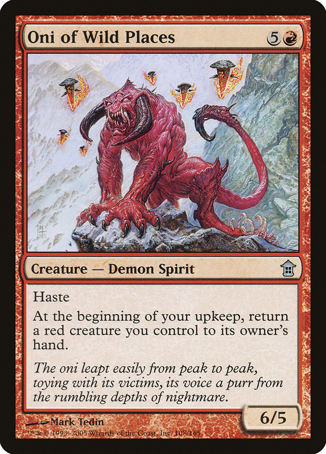 Oni of Wild Places [Saviors of Kamigawa] 