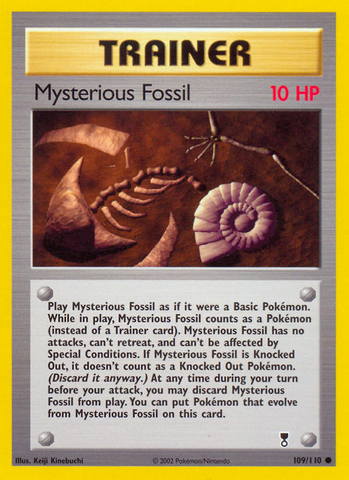 Mysterious Fossil (109/110) [Legendary Collection] 