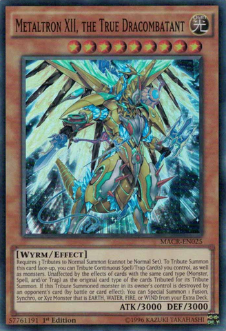 Metaltron XII, the True Dragon Fighter [MACR-EN025] Super Rare 