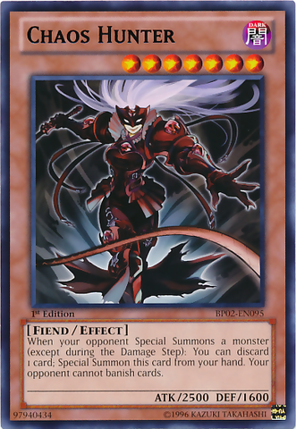 Chaos Hunter [BP02-EN095] Rare 